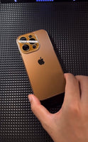 Desert Titanium Glass Case For iPhone