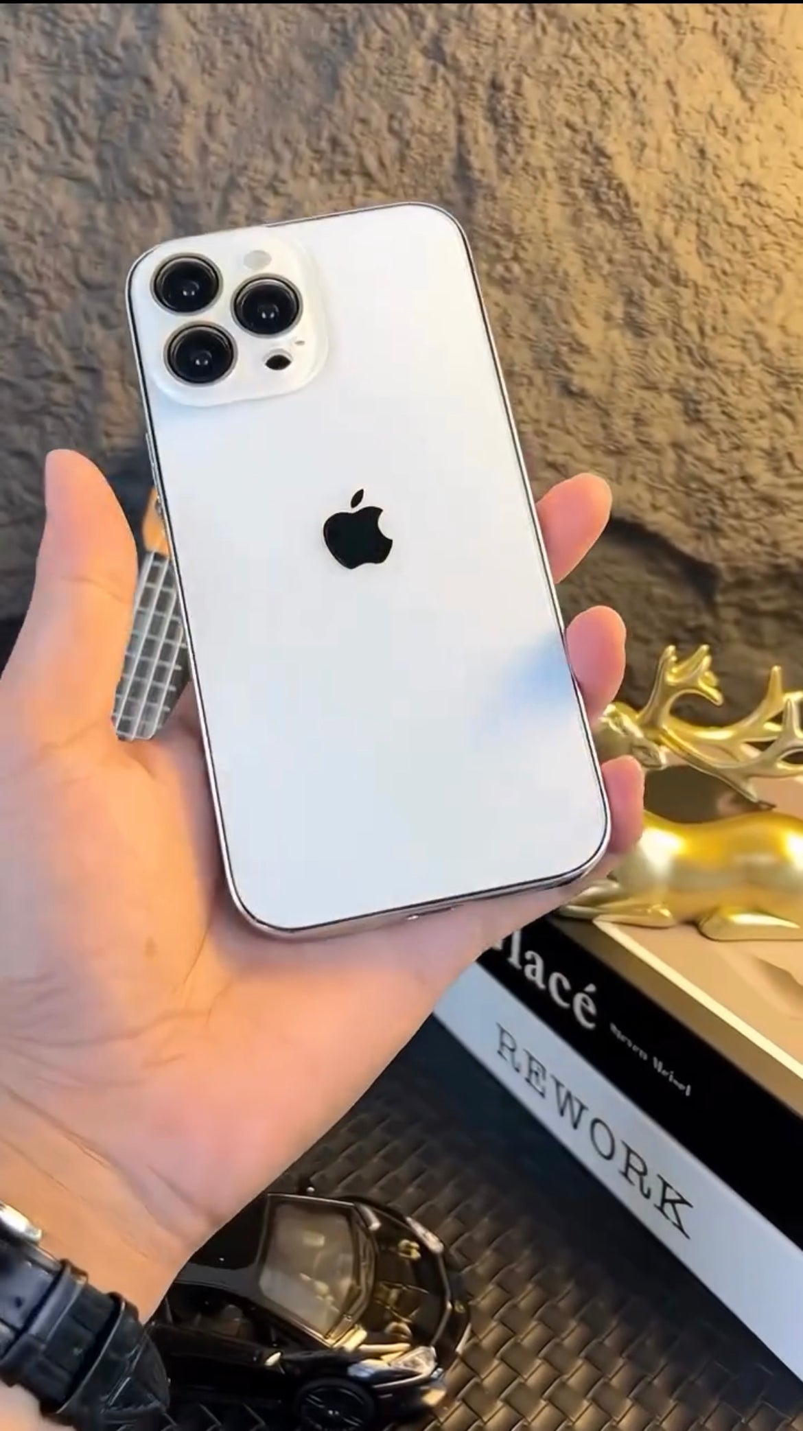 AG Desert Titanium Glass Case For iPhone