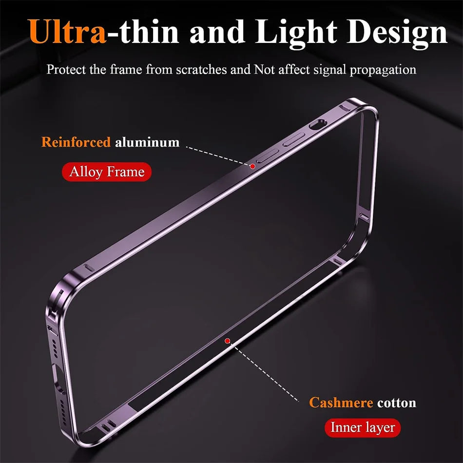 Aluminum Metal Frame Light Bumper Case