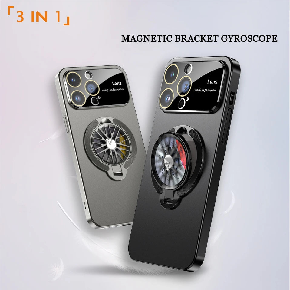 Gyroscope Magnetic Stand Phone Case