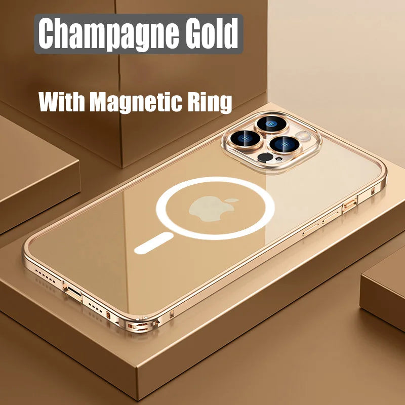 Transparent Magnetic Wireless Charging Case