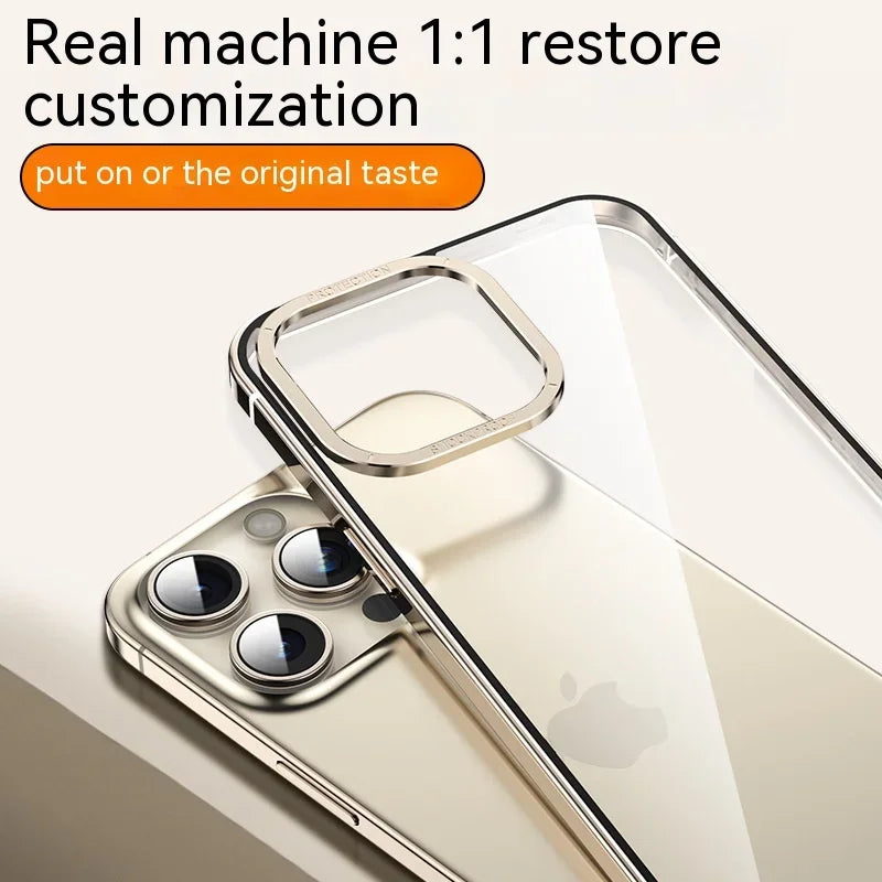 Raw titanium alloy Case For iphone