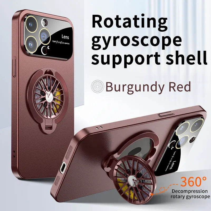 Gyroscope Magnetic Stand Phone Case