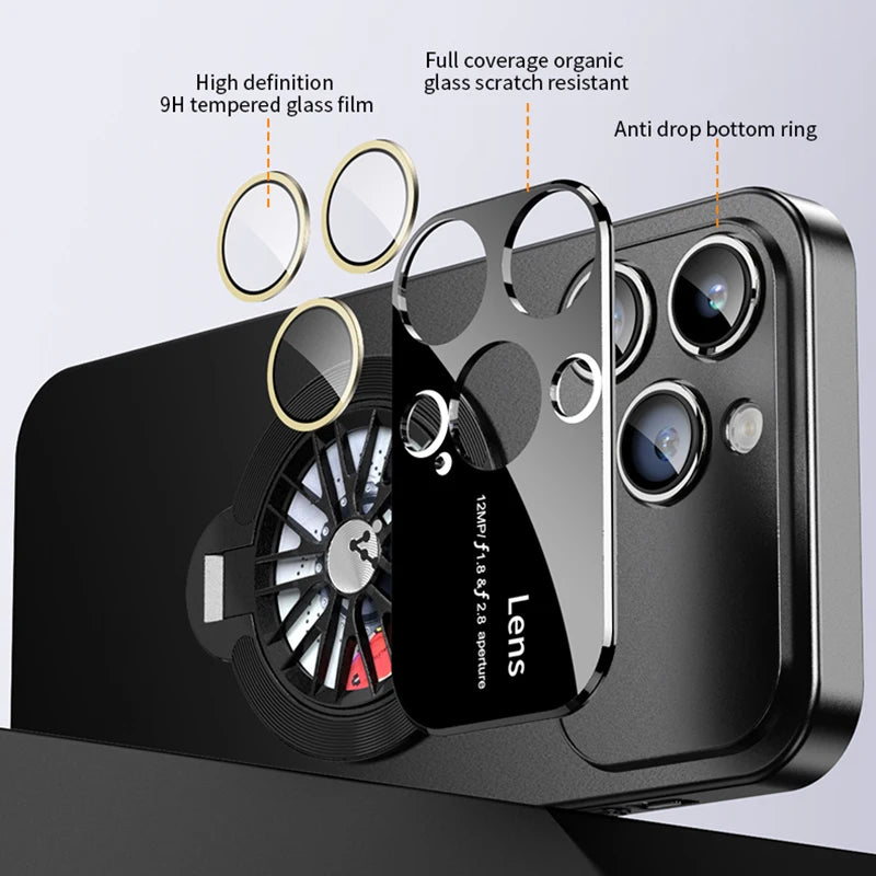 Gyroscope Magnetic Stand Phone Case