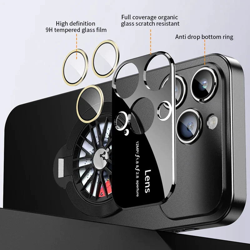 Gyroscope Magnetic Stand Phone Case