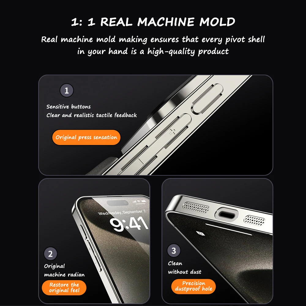 Magnetic Foldable Gyro Stand Phone Case