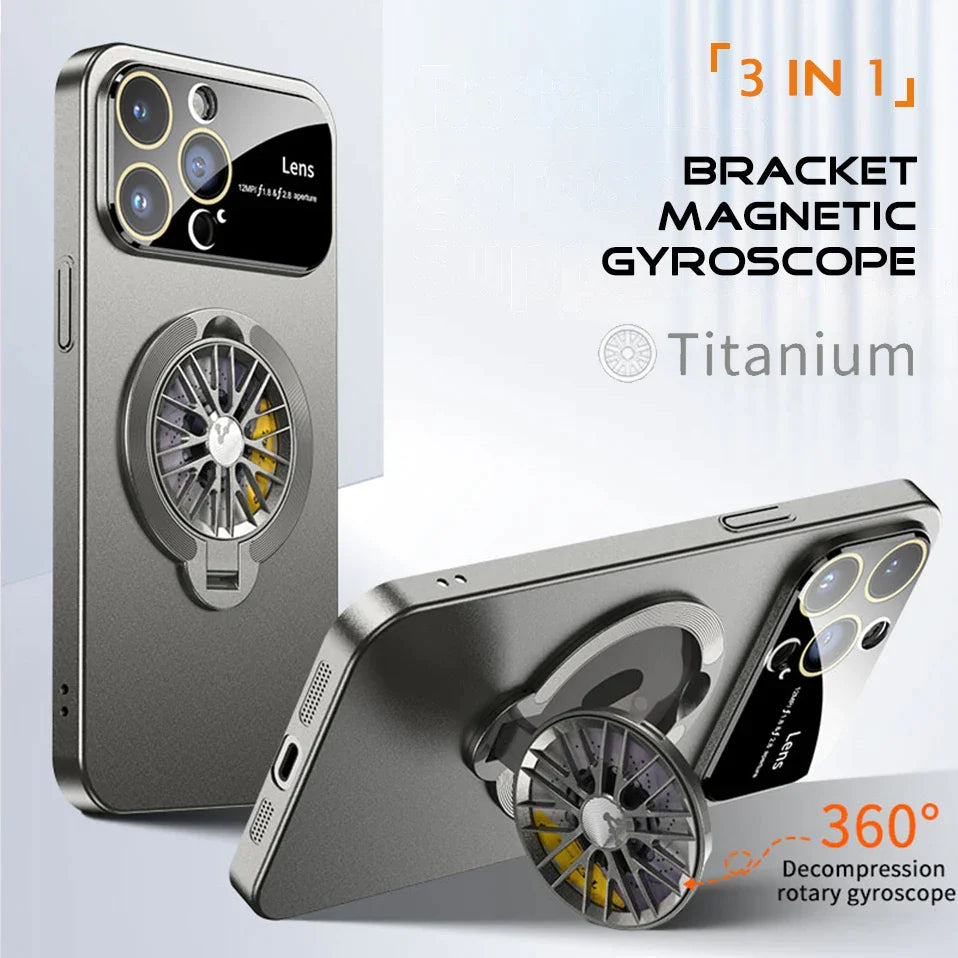 Gyroscope Magnetic Stand Phone Case