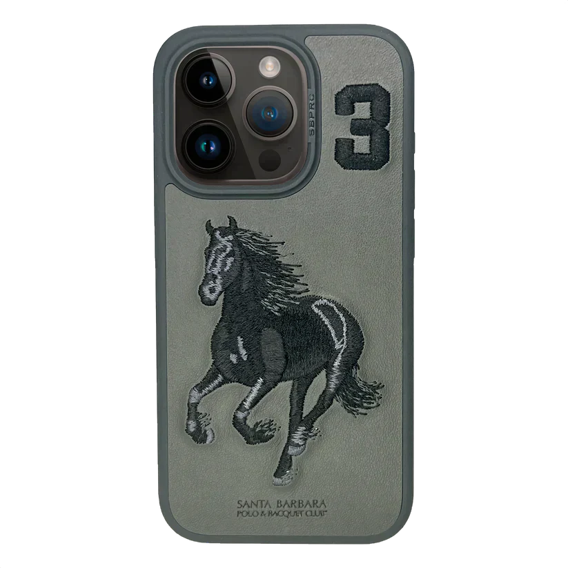 Premium Santa Barbara Polo & Racquet Club ® Boris Series Leather Case for iPhone 15 Series