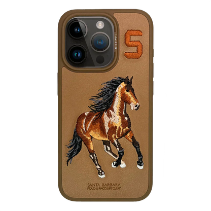 Premium Santa Barbara Polo & Racquet Club ® Boris Series Leather Case for iPhone 15 Series