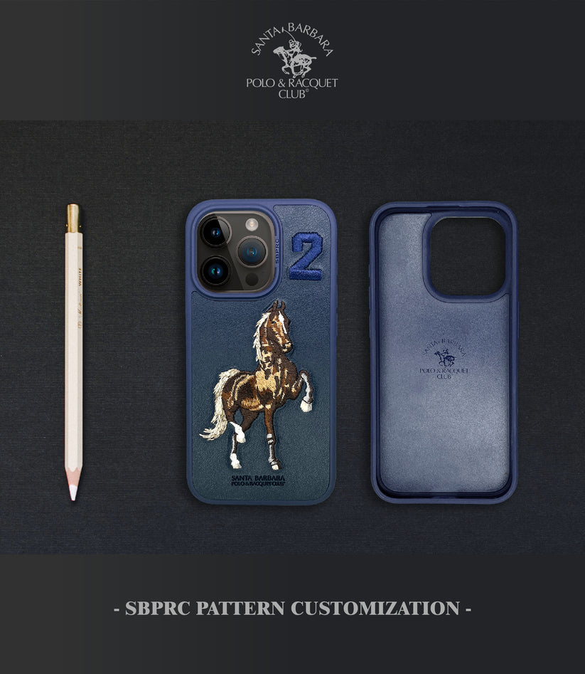 Premium Santa Barbara Polo & Racquet Club ® Boris Series Leather Case for iPhone 15 Series