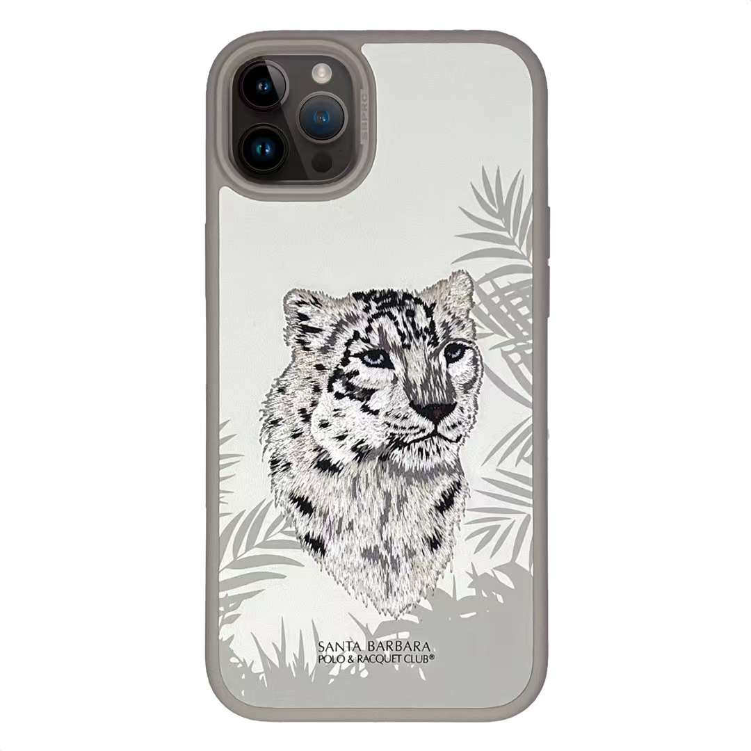 Santa Barbara Polo & Racquet Club ® Luxury Savana Series Leather Case for iPhone 15 Series