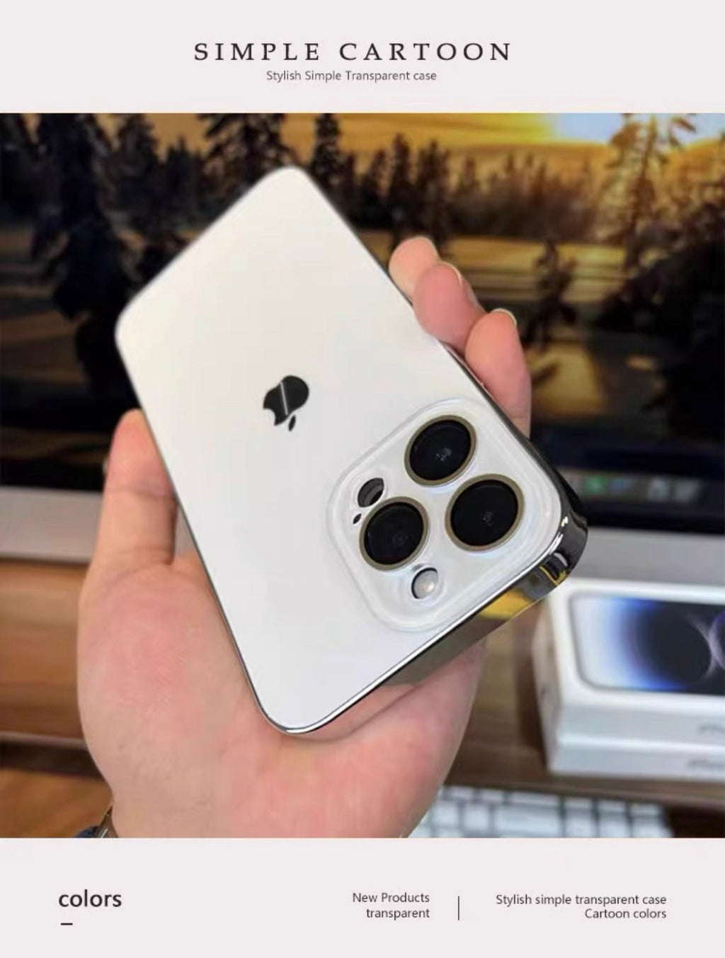 AG Full Lens Glass Case For iPhone