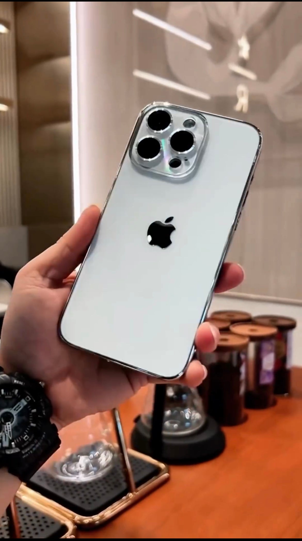 AG Full Lens Glass Case For iPhone