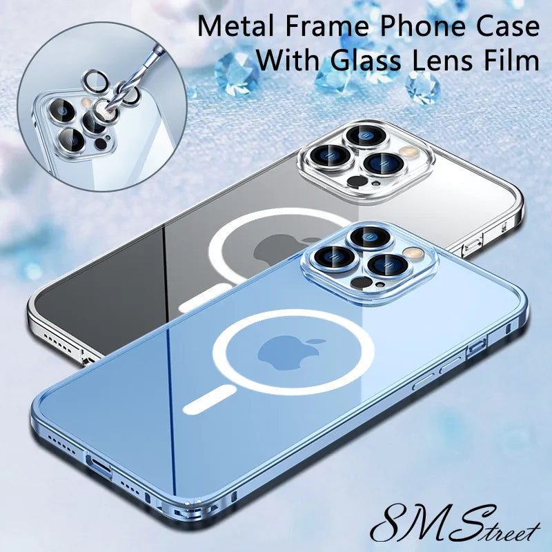 Magnetic Metal LOCK Phone Case