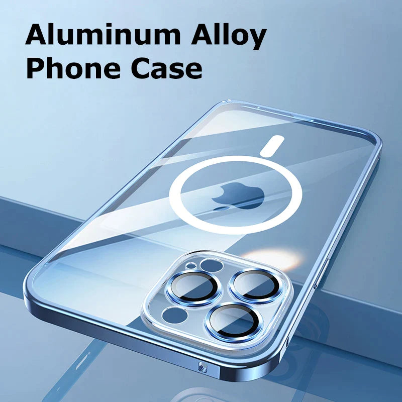 Magnetic Metal LOCK Phone Case