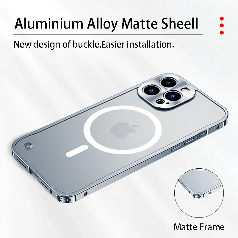 Aluminum Alloy Frame META LOCK Cover For Iphone