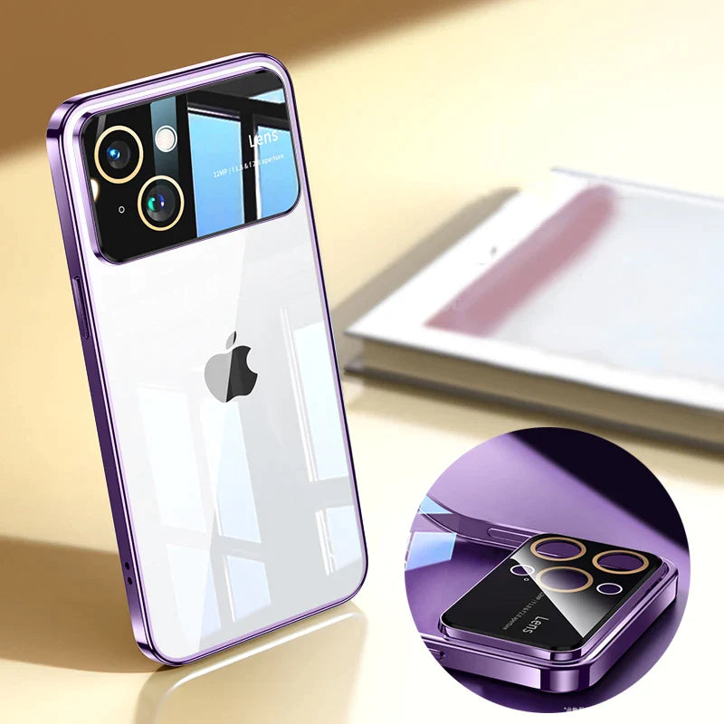 Full Lens Protection Phone Case Transparent