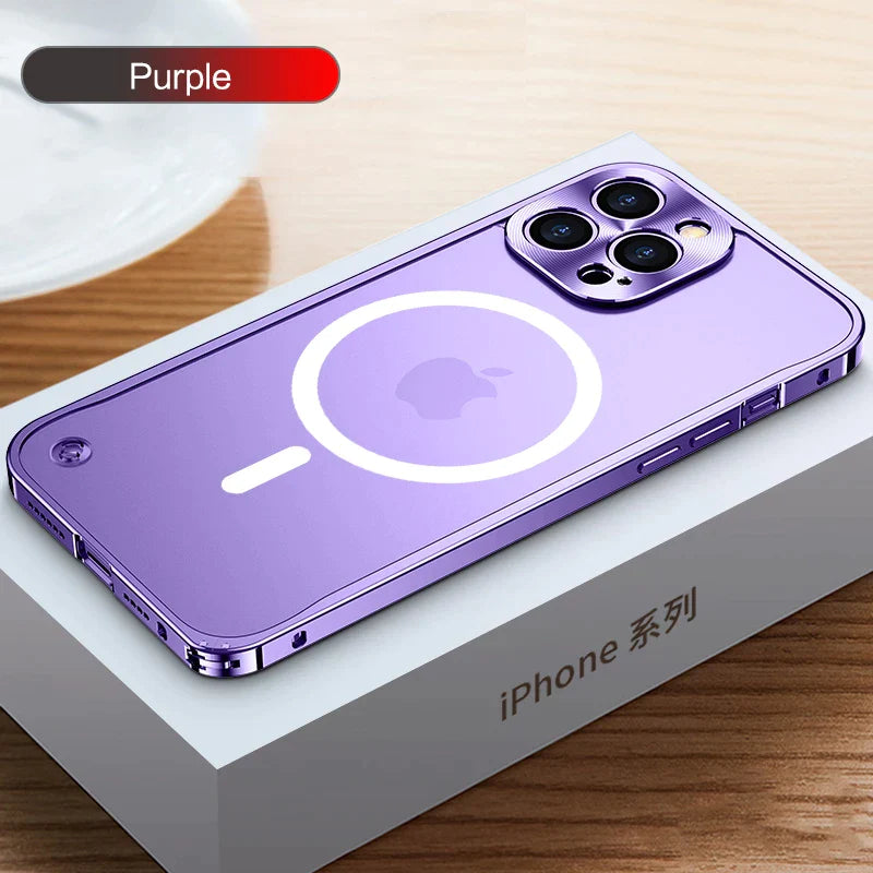 Aluminum Alloy Frame META LOCK Cover For Iphone