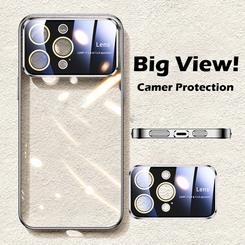 Full Lens Protection Phone Case Transparent