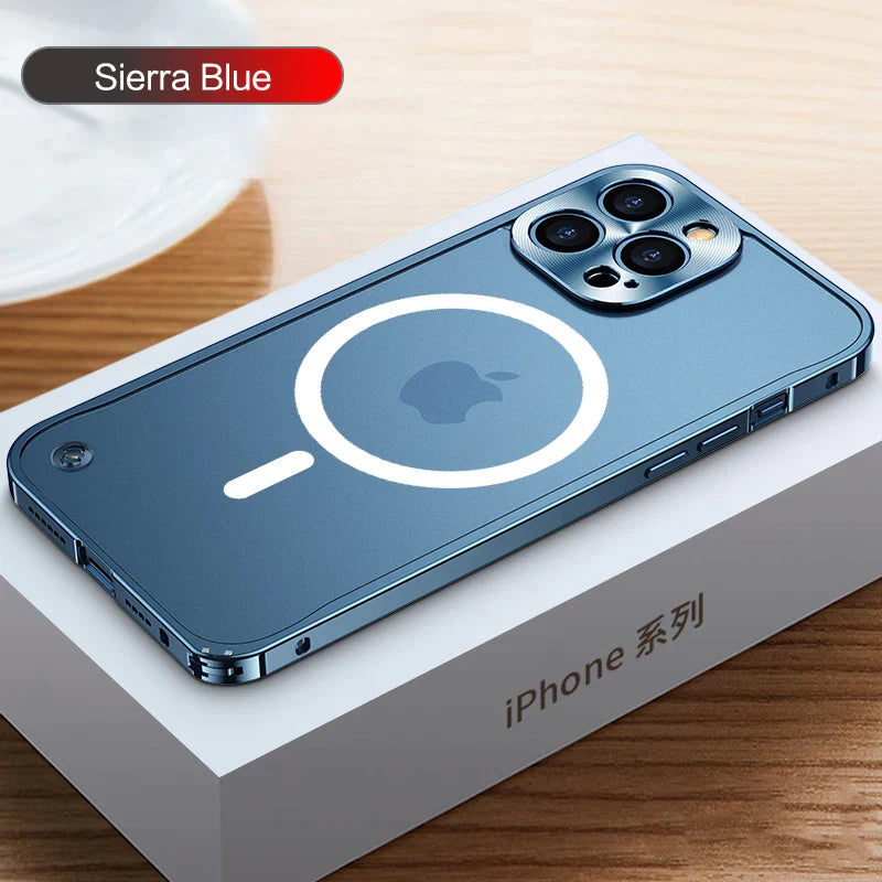 Aluminum Alloy Frame META LOCK Cover For Iphone