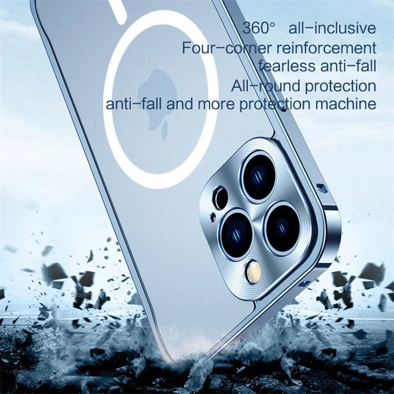 Aluminum Alloy Frame META LOCK Cover For Iphone