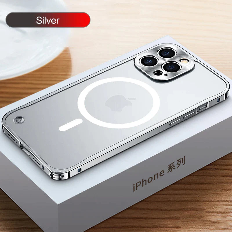 Aluminum Alloy Frame META LOCK Cover For Iphone