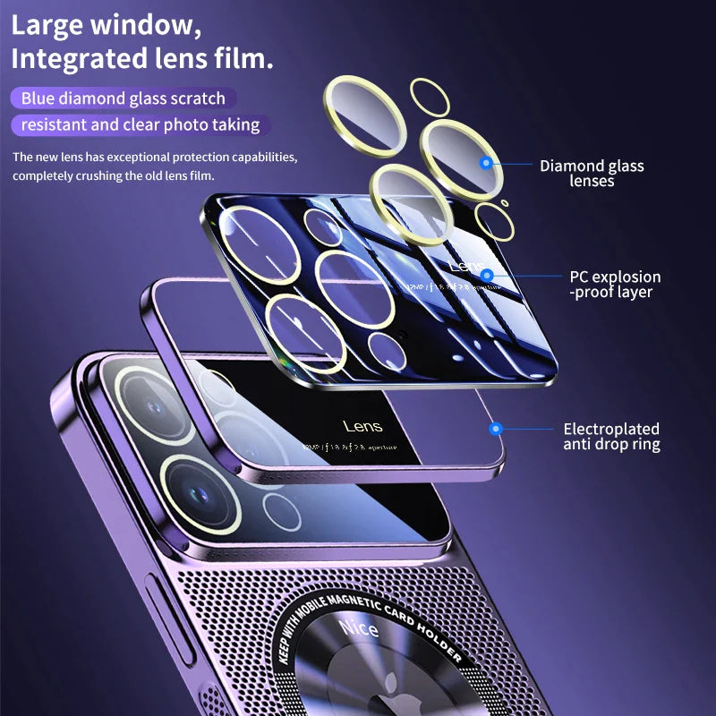 Heat Dissipation Magnetic Case