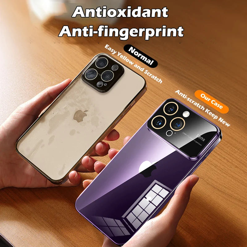 Full Lens Protection Phone Case Transparent